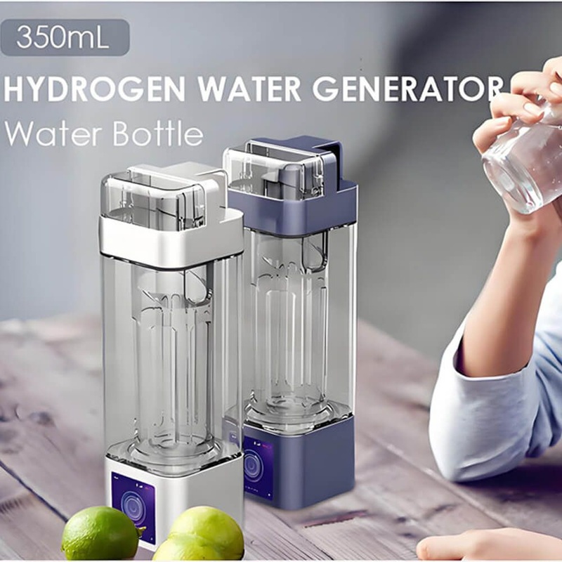 New 350ml Hydrogen Water Bottle 9000ppb Pem Technology Hydrogen Generator Echo Water Ionizer Smart LED Display Rich Hydrogen Water Bottle – Hydronized Water 350ml and Hydronized Water 280ml price