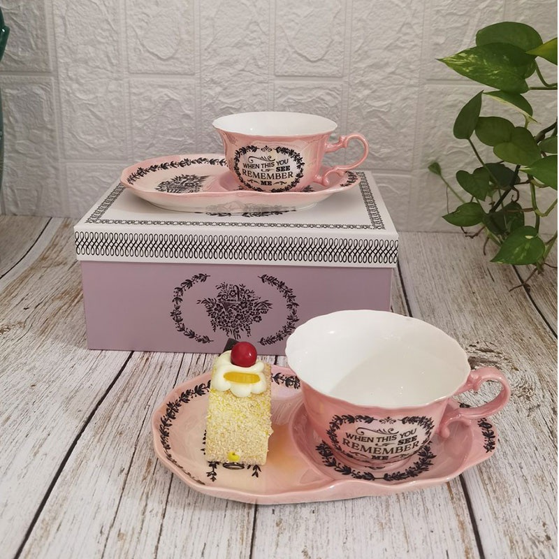 OEM ODM Customized Factory Direct Sale Manufacturer Wholesale High Quality Unique Ceramic 100ml 180ml 250ml Coffee Cup and Long Biscuit Dish Set – Ceramic Mug and Gift price