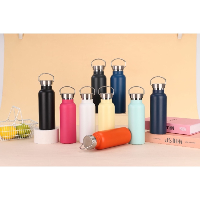 Portable 350ml 500ml 600ml 750ml 1000ml Wide Mouth Sublimation Blank Vacuum Sport Water Bottle with Lid – Sport Water Bottle and Portable Vacuum Bottle price