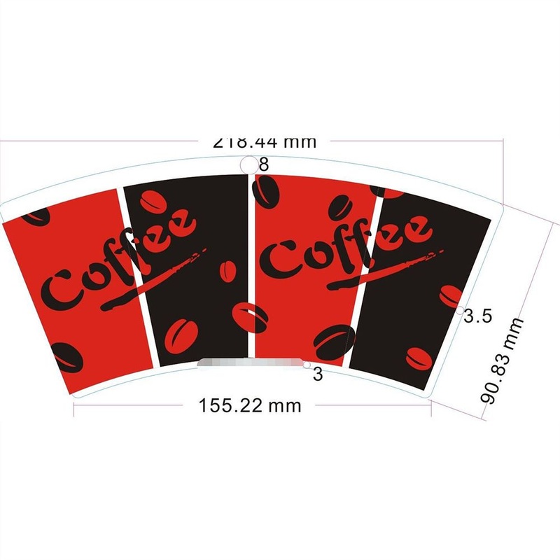 Single Side PE Coated 2-26oz Paper Cup Fans for Paper Cup – Cup Fans and Fans