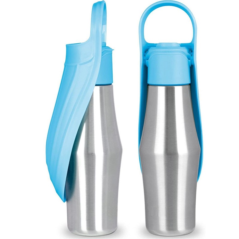 Stainless Steel Travel Portable Pet Dog Feed Water Bottle Feeding Drinkbowl – Pet Bottle and Pet Feed Bottle price
