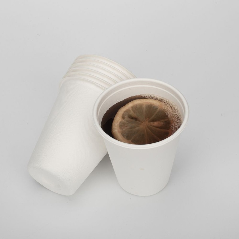 Sugarcane Bagasse 5oz 8oz Disposable Biodegradable Coffee Cup – Biodegradable Tableware and Disposable Products price