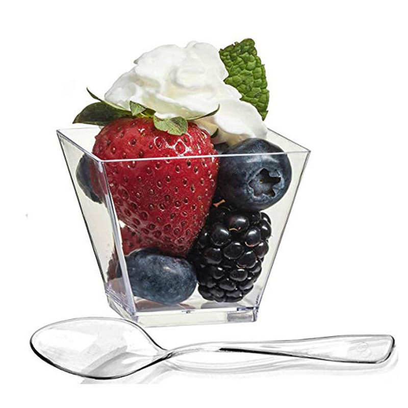 Wholesale Disposable Mini Transparent Pudding Dessert Cups Plastic Hard Disposable Round Plastic Dessert Cups – Disposable Dessert Cups and Disposable Dessert Cup Plastic price