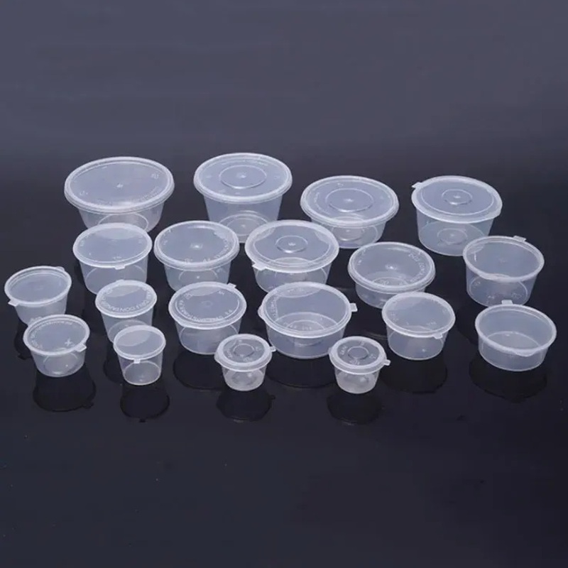 1.75oz Black Clear Disposable Plastic Portion Cups with Lids, Sauce Cups Small Containers for Portion Control – Disposable Plastic Sauce Cups and with Lids Cups price
