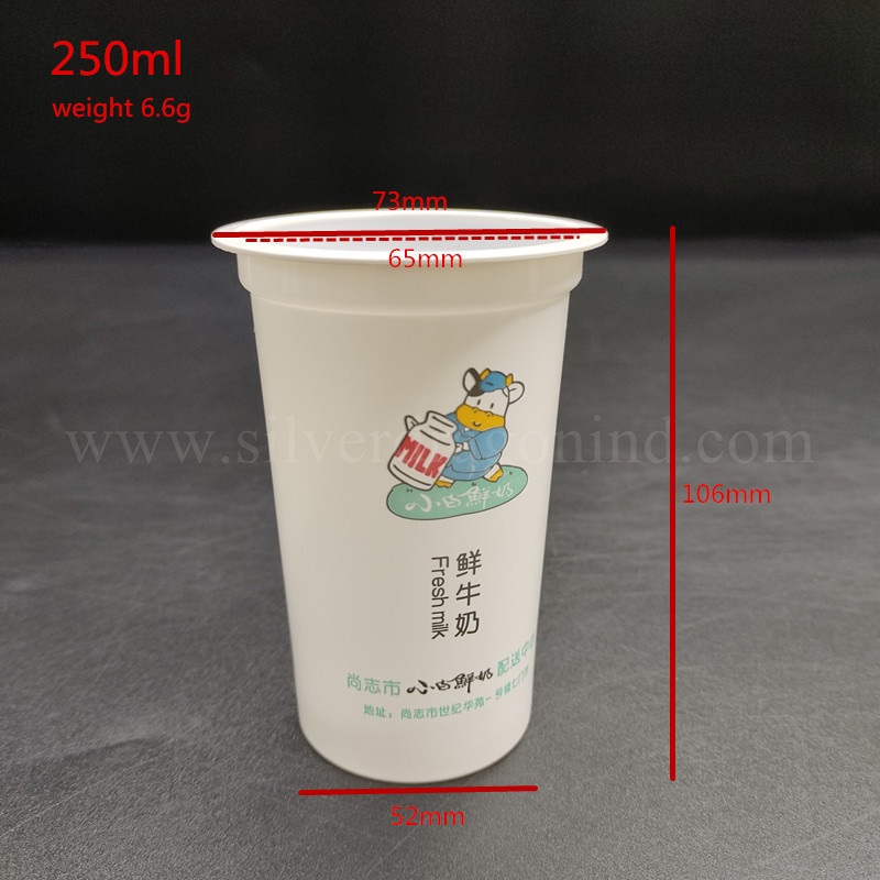 170ml, 200ml, 250ml, 270ml PP Plastic Yogurt Cup Customization Welcomed – Yogurt Cup and Jelly Cup