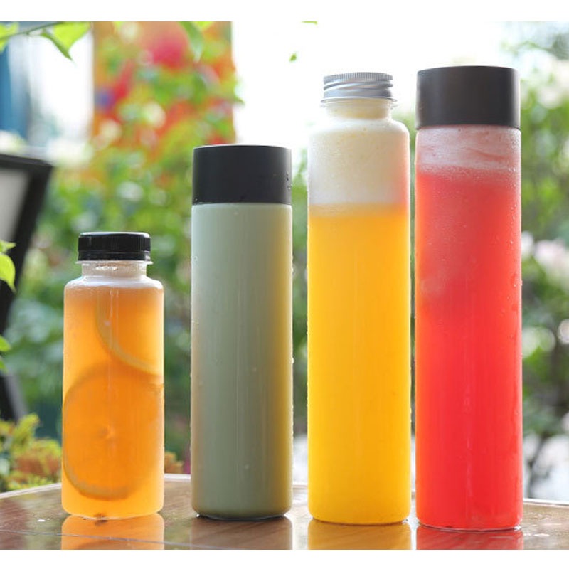 800ml 1000ml Voss Plastic Water Bottles for Cold Juice Cold Coffee Bottle – Water Bottles Voss and Voss Style Water Bottles