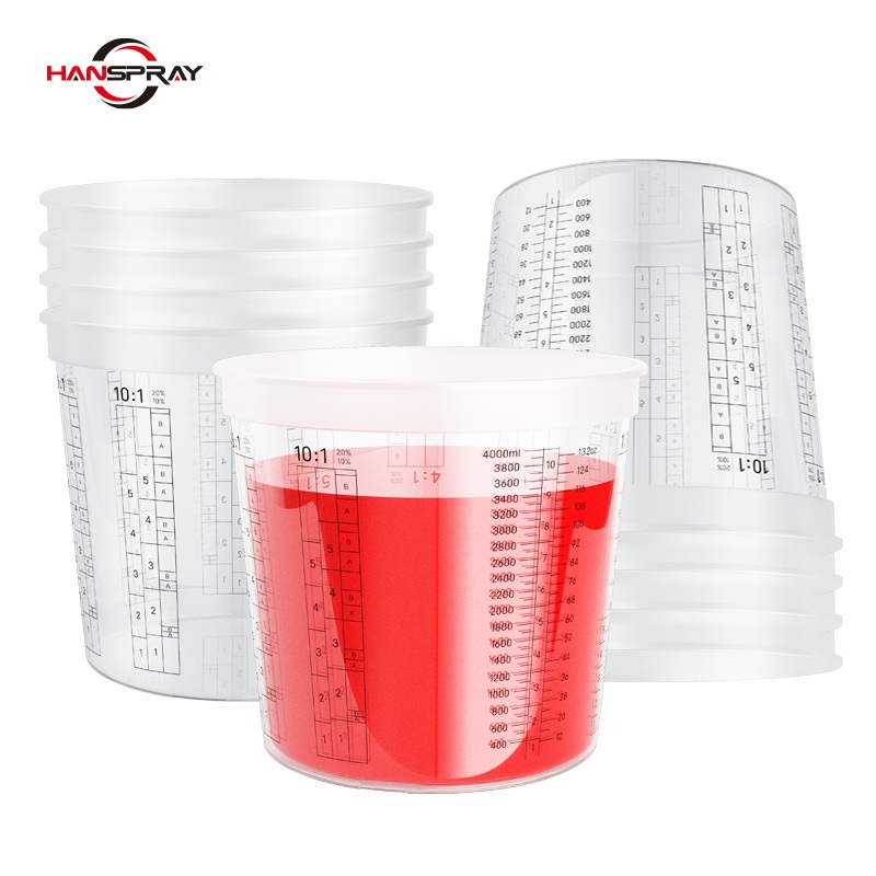 Automotive Paint Mixing System Disposable Mixing Cup Plastic Paint Cups for Car – Paint Mixing Cup and Car Paint Mixing System