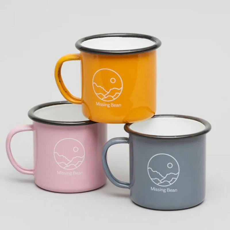 Camping Coffee Enamel Drinking Mug for Home Party Travel Picnic – Cup and Utensil price
