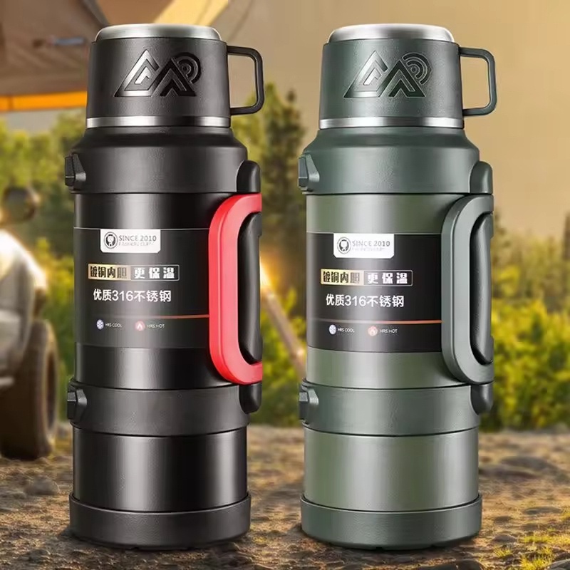 Custom Color Large Capacity Portable 304 Stainless Steel Vacuum Insulated Pot, Travel Camping Double Wall Water Bottle – Large Capacity Bottle and Portable Stainless Steel Bottle price