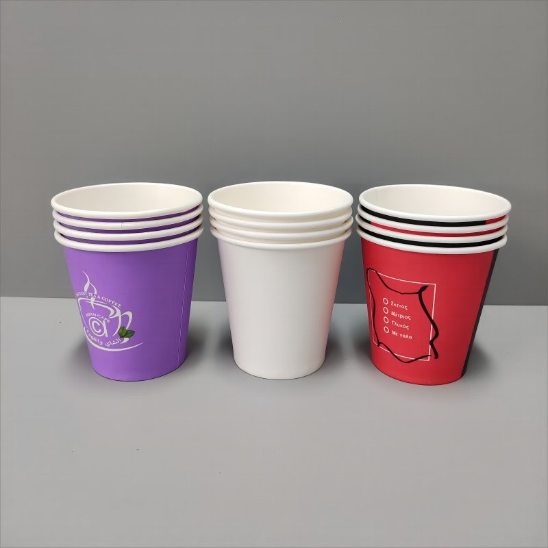 Disposable Paper Coffee Cups with Lid Sleeve for Hot Cold Drinks Teas – Paper Cup with Lid and Paper Cup for Hot Drinnk price