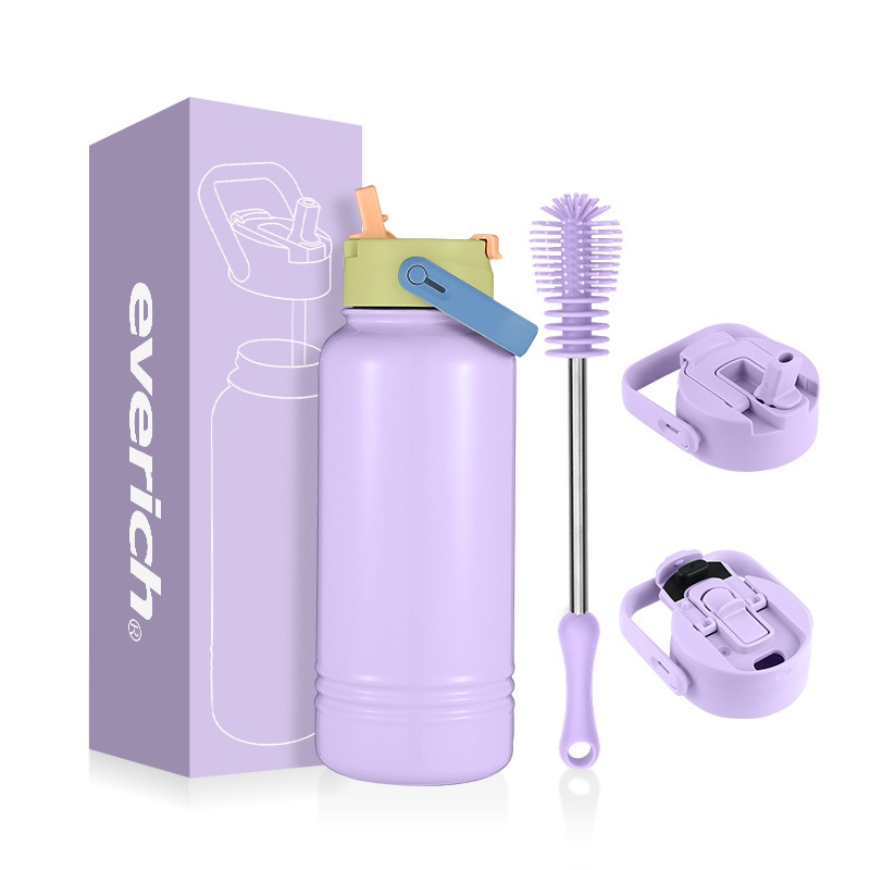 Double Wall Customized Color Powder Coating Sweat Free Insulated Stainless Steel Water Bottle with Logo – Stainless Steel Water Bottle and Sports Bottle price