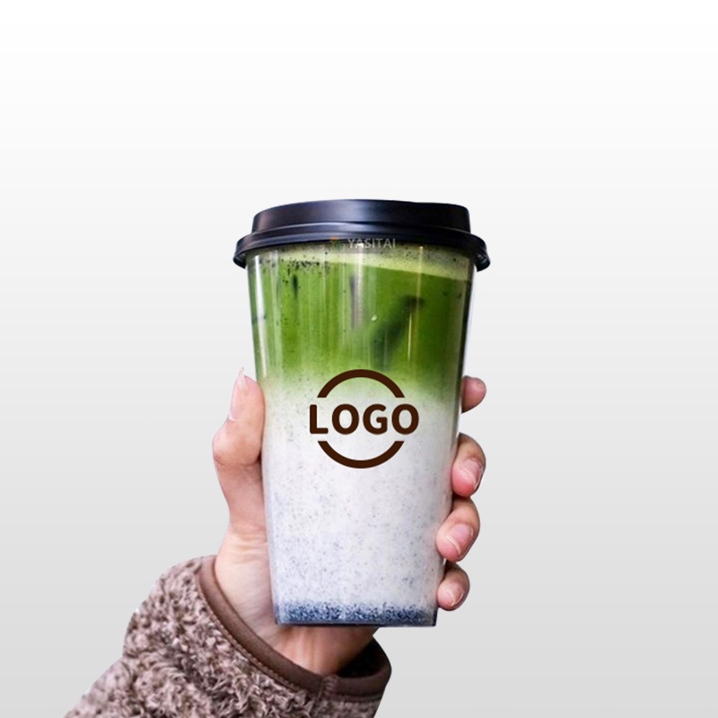 Factory Hot Selling Plastic Glass Dessert Cup with Lid 500ml Custom Ice Cup – PP Injection Cup with Lid and Bubble Tea PP Injection Cup price