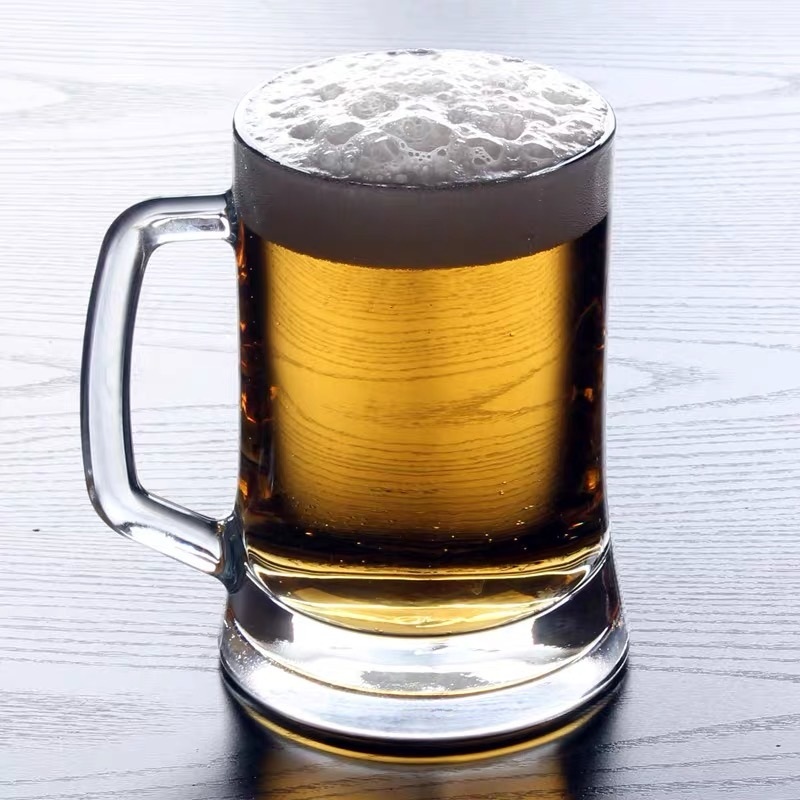 Lead-Free 660 Ml with a Handle Beer Large Thick Lead-Free Glass Mug – Glass Cup and Glassware price
