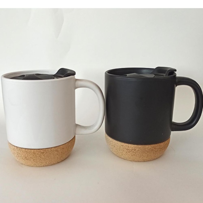 Multicolor Modern Creartive Style Ceramic Coffee Mug with Cork Bottom with Lid – Mug and Coffee Mug price