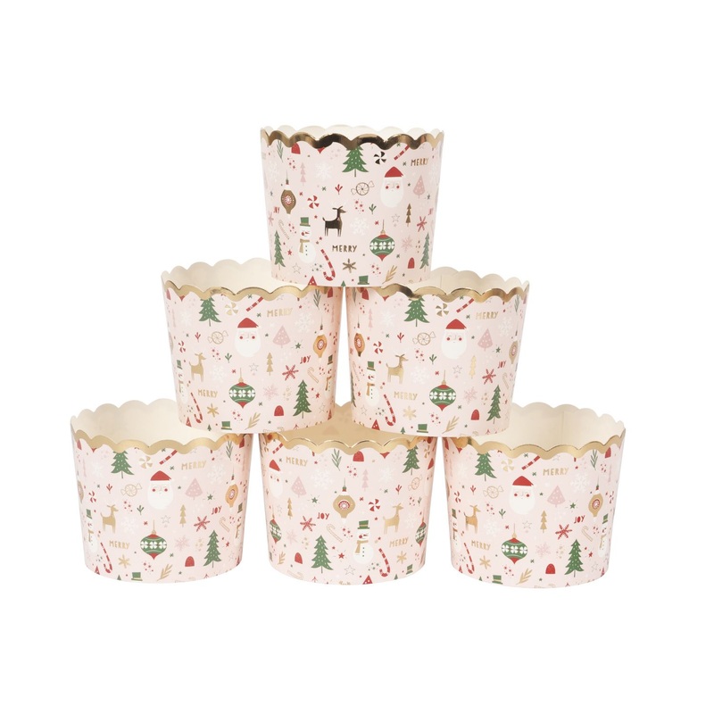 Party Decoration Christmas Valentine Festival Hot Sale Assorted Custom Disposable Tableware Baking Cupcake Case Baking Cup Muffin Cup – Muffin Cup and Baking Cup price