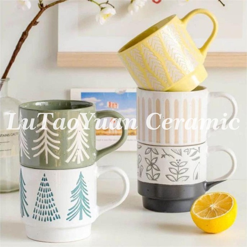Porcelain Screen Printing Tree/Logo/Pattern Mug Art Color Ceramic Tableware Pure Glazed Coffee Cup Kitchenware Customized Color/Pattern/Logo/Design/Style/Shape – Ceramic Tableware Set and Japanese Ceramic Tableware price