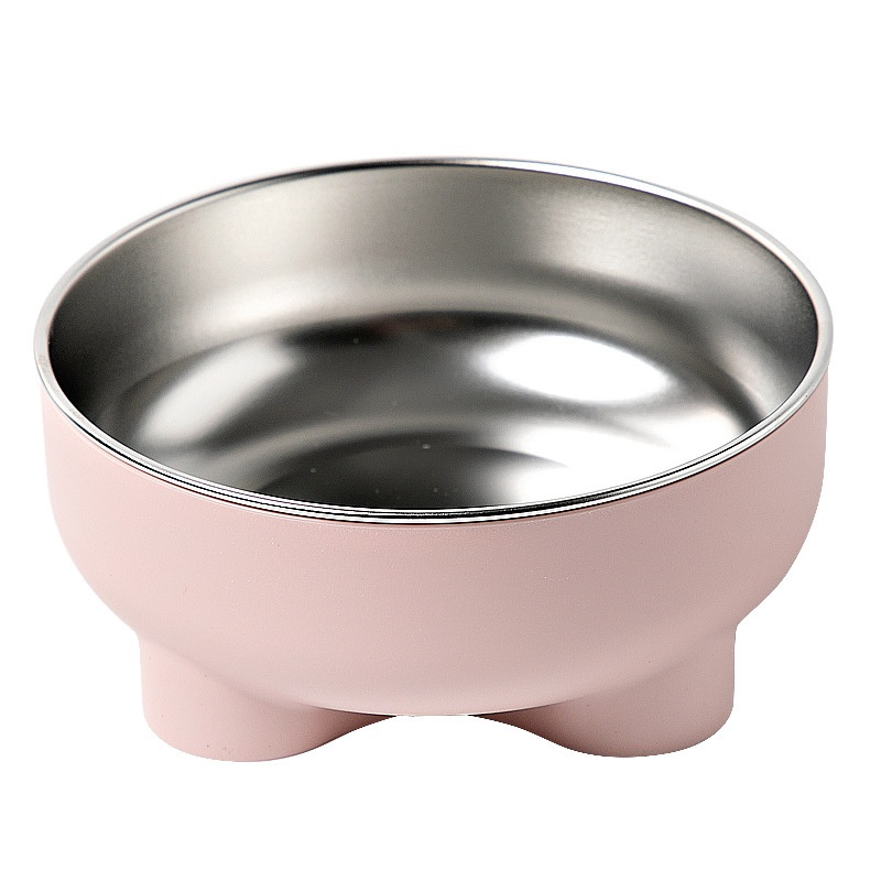 Stainless Steel Tilted Raised Cat Food Bowl Four-Leaf Clover Design Feeder Pet Food Water Bowl for Small Dogs Puppy – Pet Food Water Bowl and Raised Cat Food Bowl price