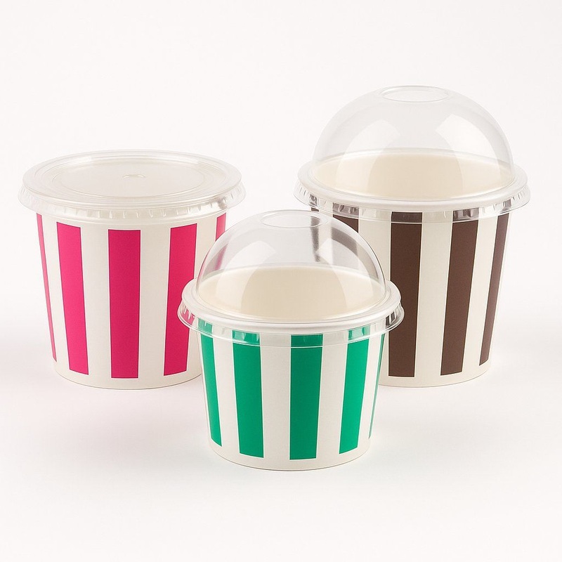 Wholesale Custom Logo Disposable 3oz 5oz 8oz 10oz 12oz Ice Cream Paper Cups – Ice Cream Cup and Paper Bowl price