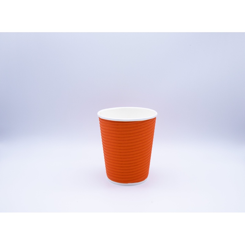 Wholesale PE Coated 8oz 16oz Ripple Wall Disposable Paper Cup Custom Hot Drinking Cup – Cups and Ice Cream Cup price