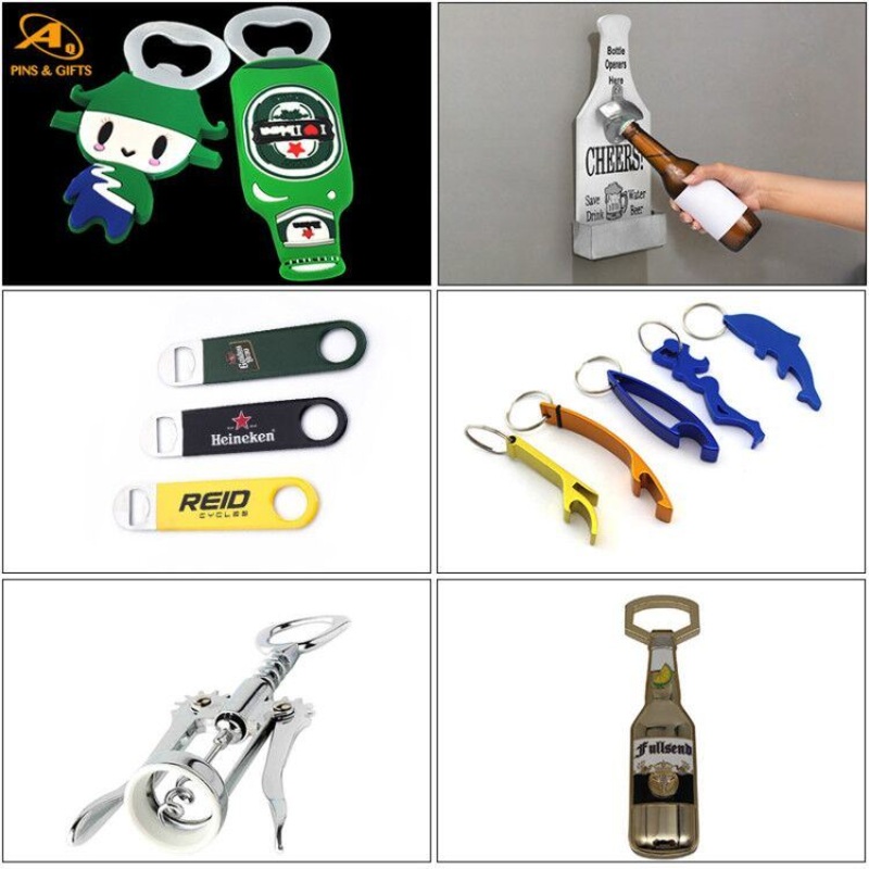 Wholesale Promotion Gift Set Custom Beer Bar Wine Corkscrew Accessory Metal Wall Mount Wood Stainless Steel Key Chain Guinness Can Ring Jar Blank Bottle Opener – Tin Opener and Kitchen Tool price