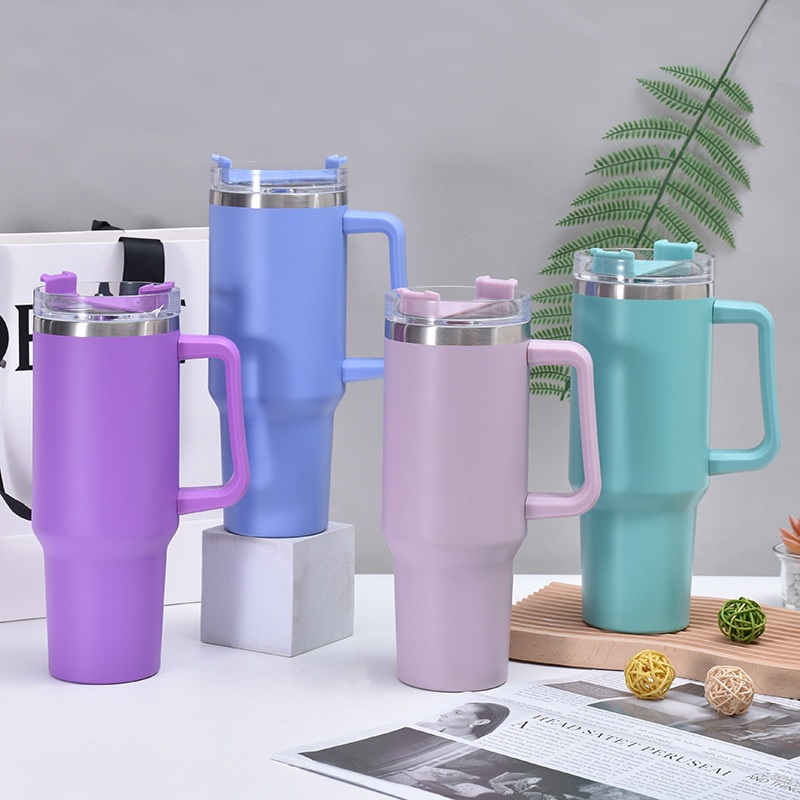 10% off Hot Sale 40oz Adventure Mug Factory Price Tumbler with Handle and Straw Vacuum Reusable Travel Mug New Design in Stock – Mug New Design and Mug in Stock price