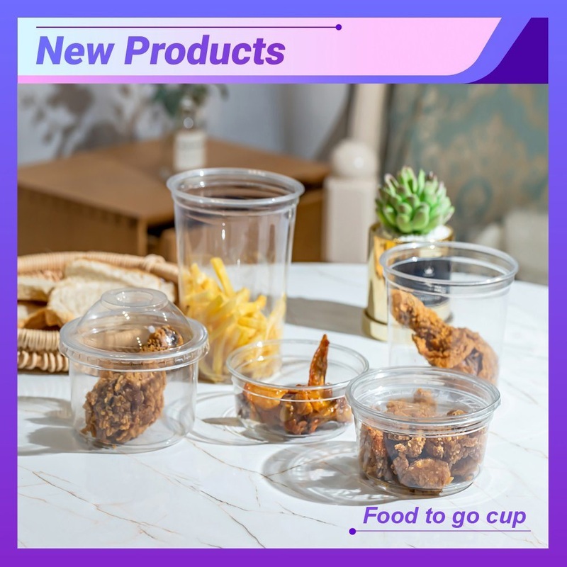 10% off New Arrival Crystal Food Packing 8/12/16/24/32oz Deli Cups Plastic Pet Cup – Deli Cup and Food Container