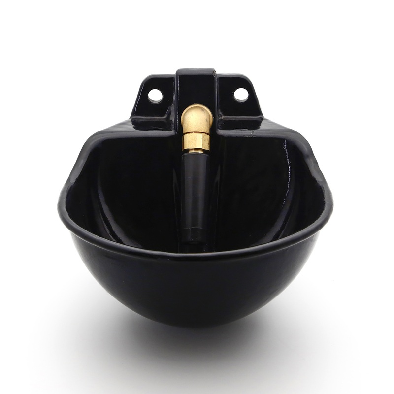 2.5L Water Capacity Livestock Waterer Cow Water Bowls Easy Mounting – Cast Iron and Animal Husbandry