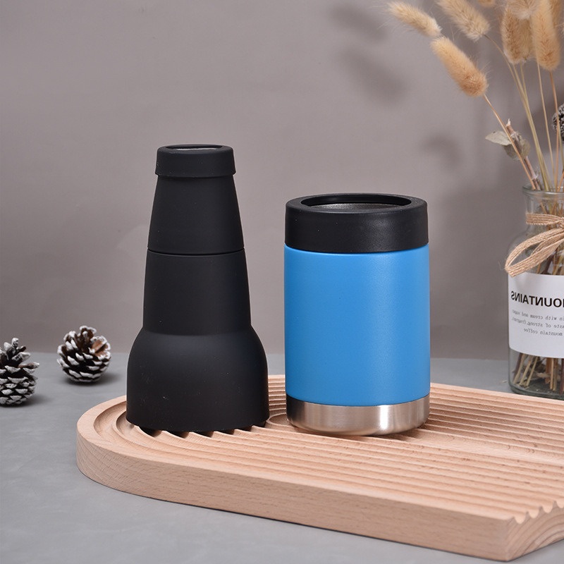 350ml 18/8 Stainless Steel Bottle Double Walled Vacuum Insulated Beer Can Cooler with Customized Logo – Mug Cup and Tumbler Cups price