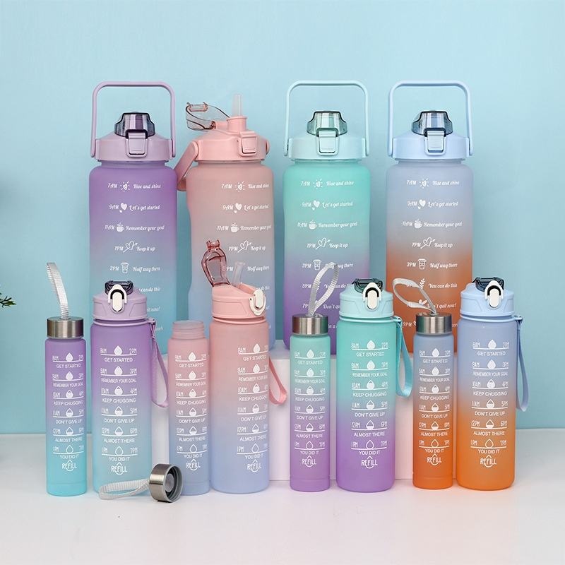 500ml 700ml 2000ml 3 in 1 Set Plastic Water Bottle – Water Bottles and Plastic Bottles price