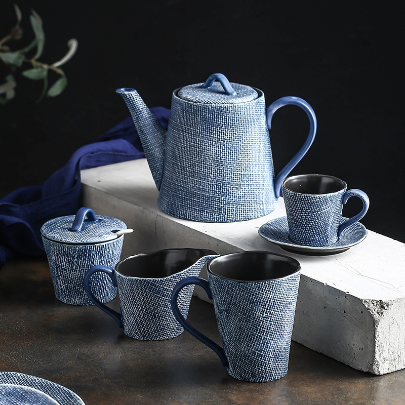 Chic Denim Porcelain Ceramic Mug for Coffee Lovers – Ceramic Mug and Ceramic Cup price