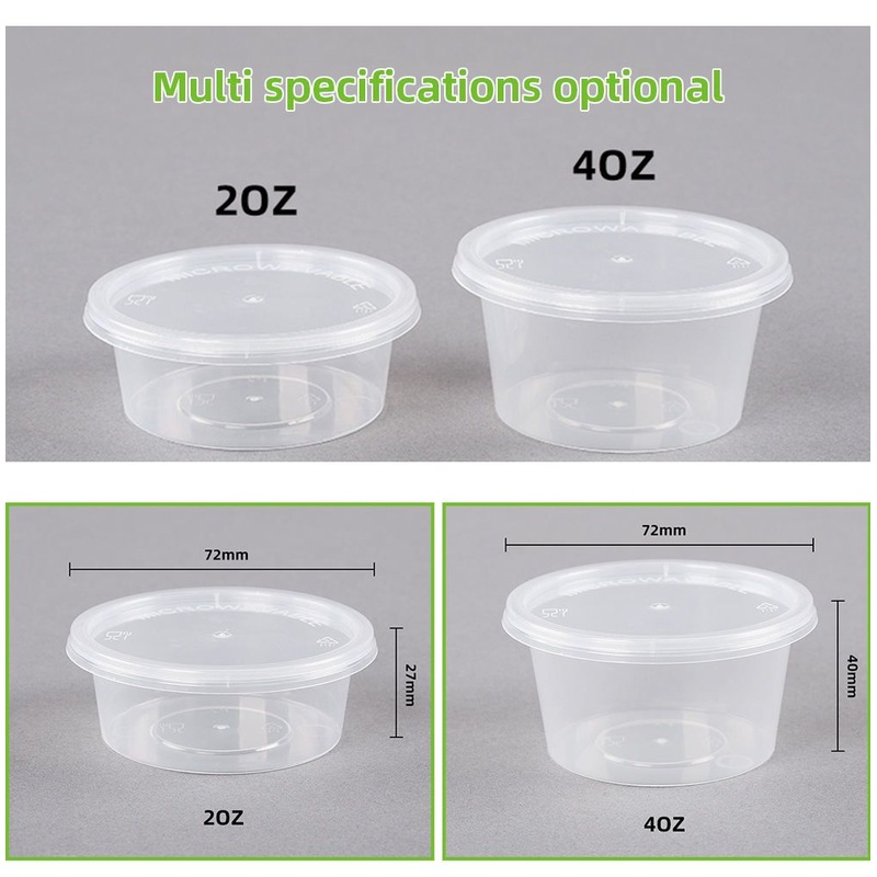 Convenient Disposable Plastic Sauce Cup with Separated Lid for Ketchup Salad Dressings – Disposable Sauce Cup and Plastic Portion Cup price