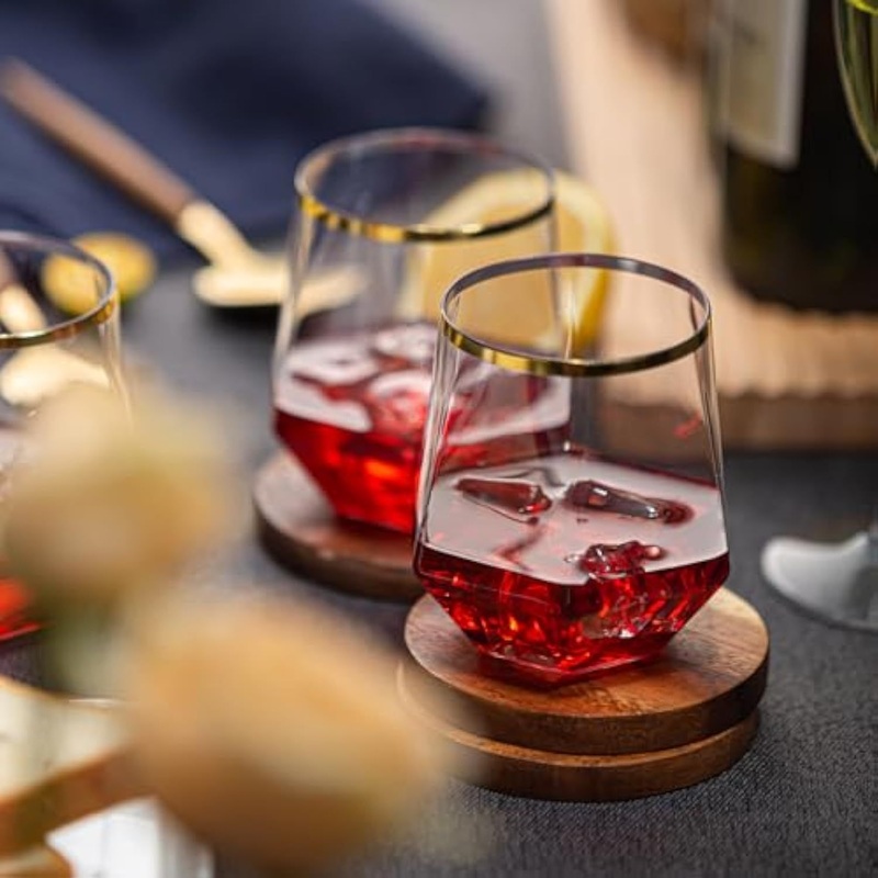 Diamond Glassware  12oz Unbreakable Wine Glass & Champagne Cup Glass Cup – Glassware and Wine Glass price