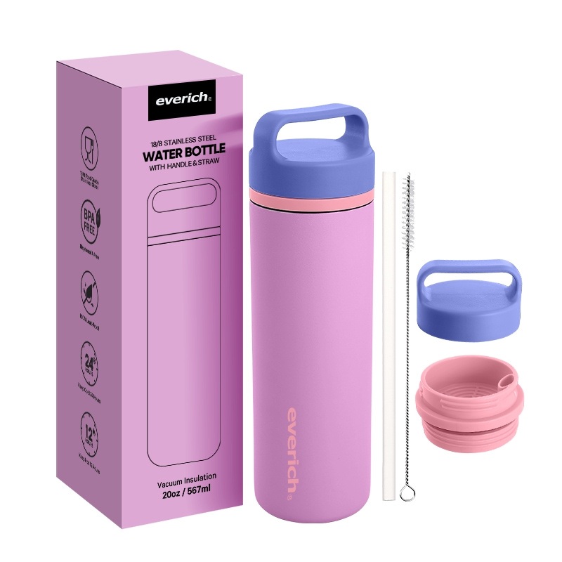 Everich ODM Stainless Steel Water Bottle Easy Carry Support Drinking and Free Sipping Dual Use Lid Water Bottle Stainless Steels – Water Bottle and Stainless Steel Water Bottle price