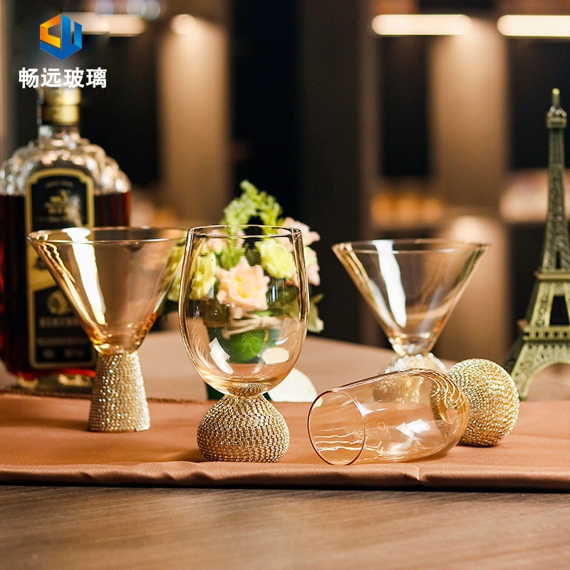 Fairy Glassware  Diamond Wine Glass & Rhinestone Cup Glass Cup – Glassware and Wine Glass price