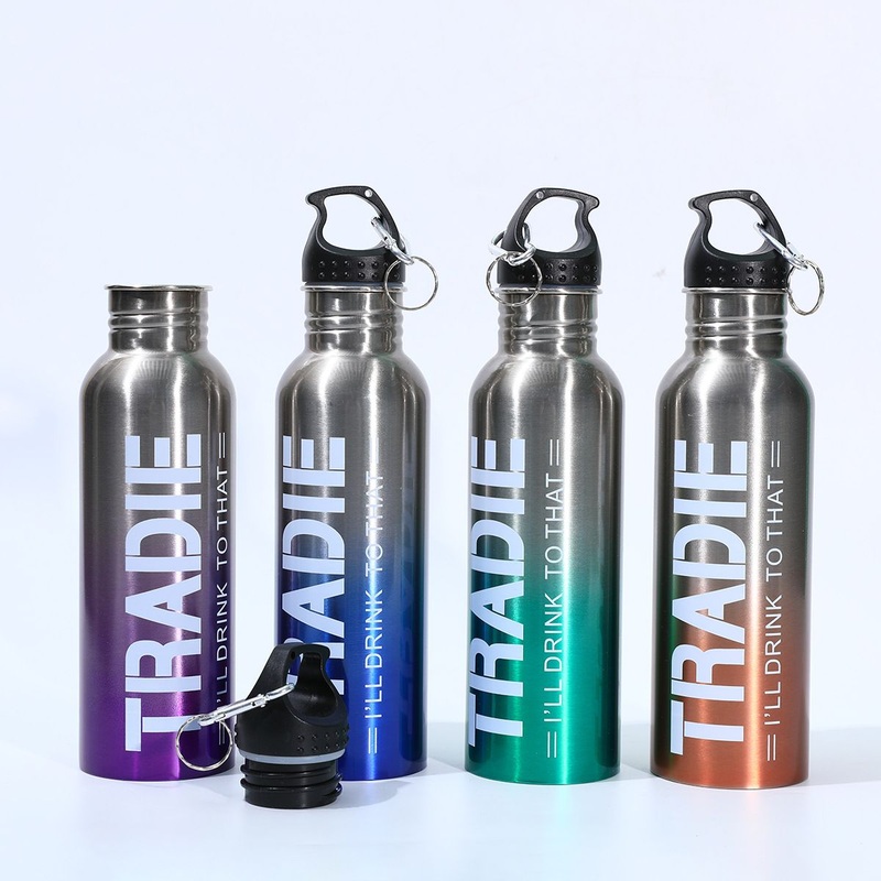 Large Mouth Gradient Color Sports Single-Layer Stainless Steel Portable Cycling Water Bottle – Vacuum Flask and Vacuum Cup price