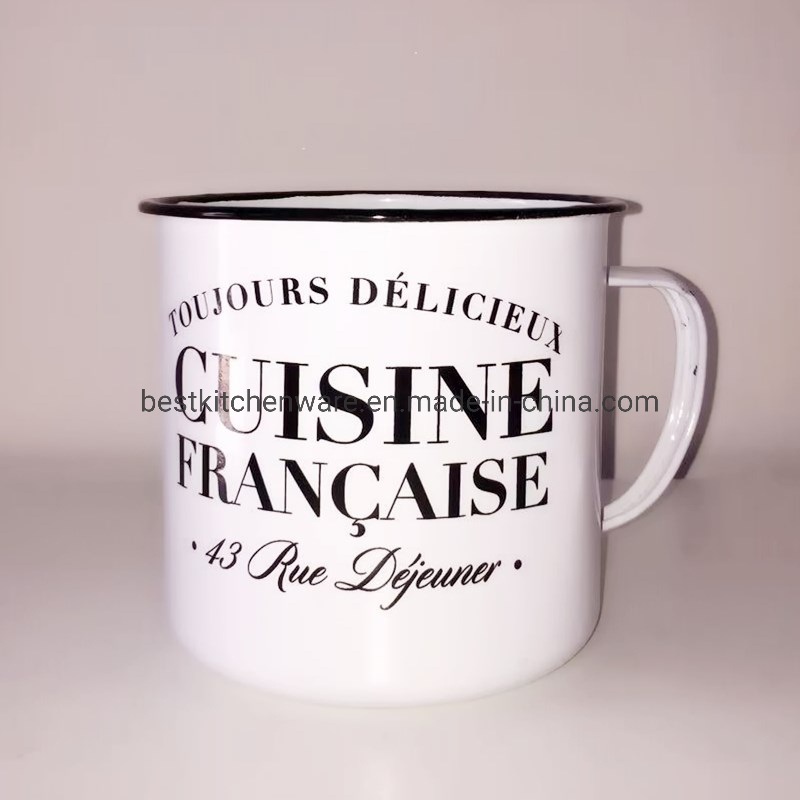 Latin Style Customized DIY Designs Enamelware Camping Mug – Enamel Cup and Coffee Cup price