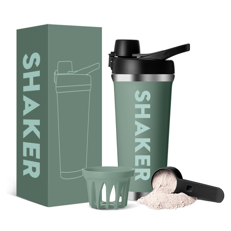 Shaker Cup Insulated Stainless Steel Water Bottle with Wire Whisk – Protein Shaker and Shaker Bottle Stainless Steel price