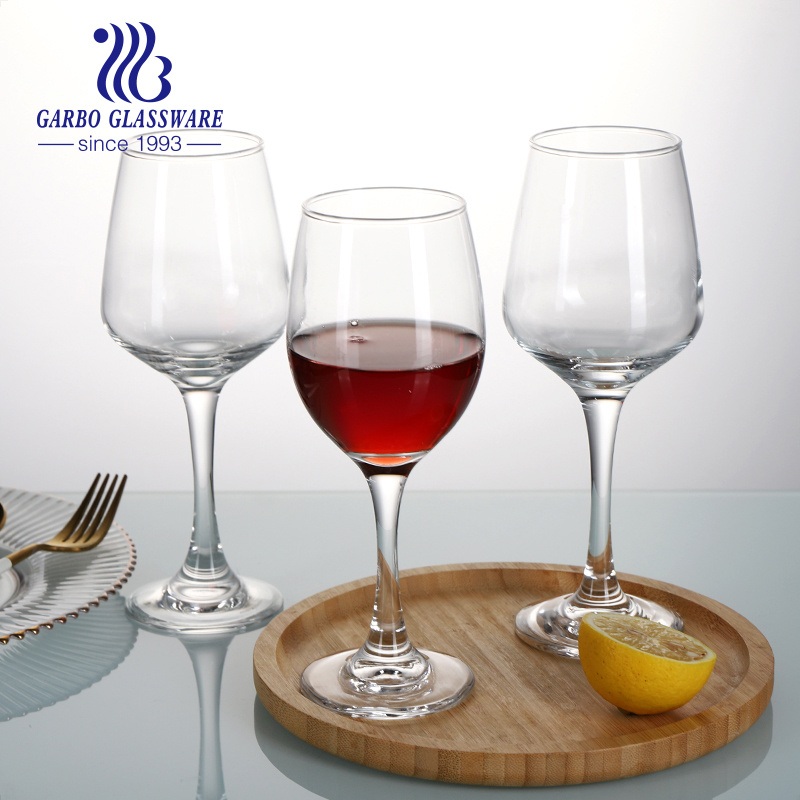 300ml 350ml Elegant Shape Long Stem Crystal Clear Goblet Champagne Stemware Wine Glass Ser for Bar – Wine Glass and Goblet Wine Glass price