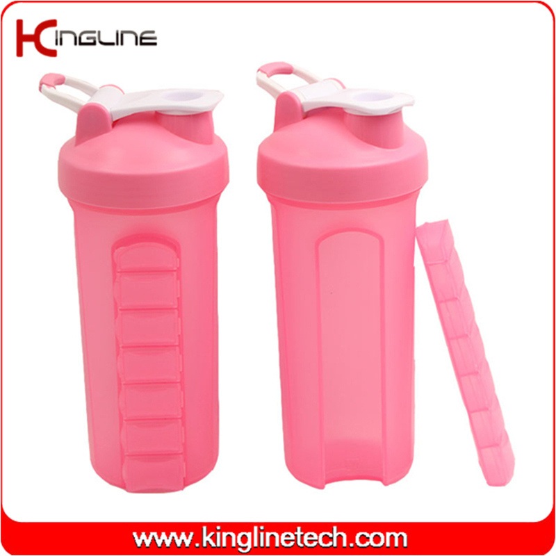 700ml colorful plastic protein shaker water bottle with handle for fitness – protein shaker bottle and sports shaker bottle price
