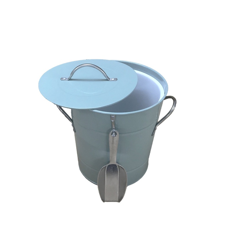 Bar Home Kitchen Thickened Metal Insulated Double Wall Ice Bucket with Lid and Scoop – Ice Bucket and Metal Bucket price