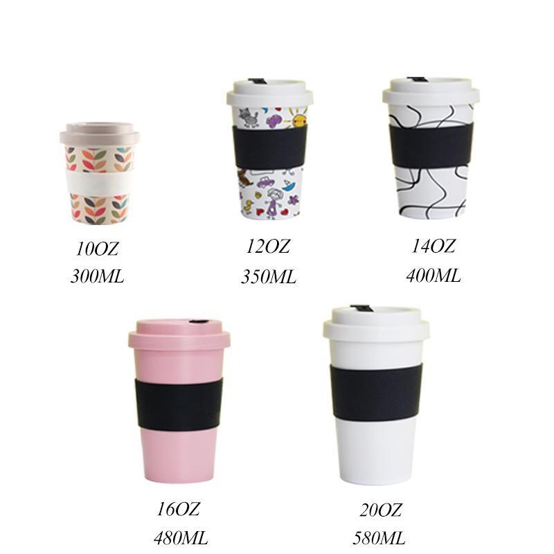 Boidegradable Custom Eco Friendly Bamboo Fiber Reusable Coffee Cup – Cup and Coffee Cup price