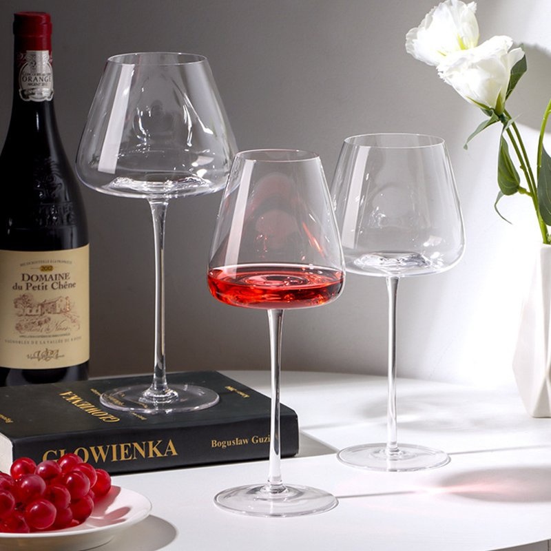 Custom Hand Blown Clear Crystal Goblet Luxury Red Wine Glass – Crystal Wine Glasses and Wine Goblet Glasses price