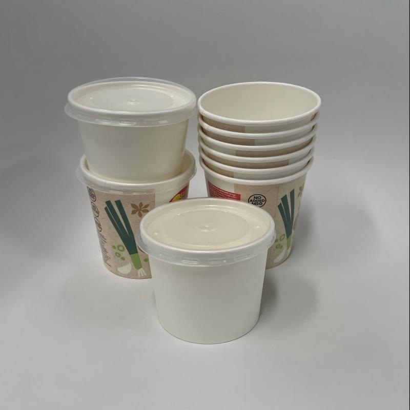 Eco-Friendly Logo Printing Paper Soup Cups with Lid Disposable Soup Cup Noodle Soup Paper Cup with Lids – Custom Paper Food Container and Eco-Friendly Takeaway Bowl price
