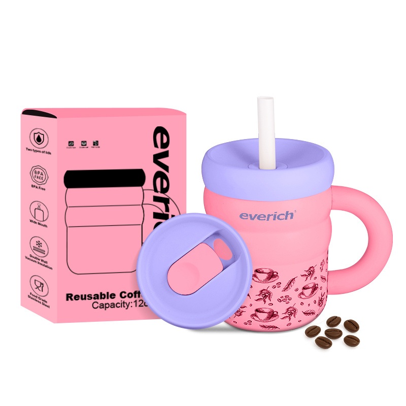 Everich 12oz Ceramic Coating Vacuum Double Insulated Mug – Stainless Steel Tumbler and Mug price