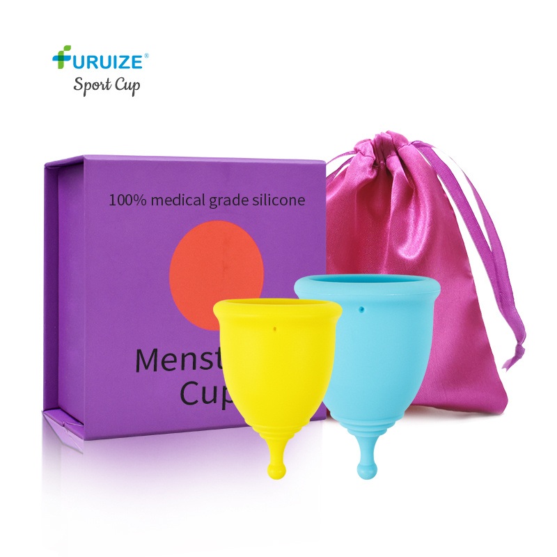 Factory Cheap Price Lady Care Menstrual Cup with 100% Medical Grade Silicone Copa Menstrual – Menstrual Cup and Foldable Sterilizer Cup Copa Menstrual price