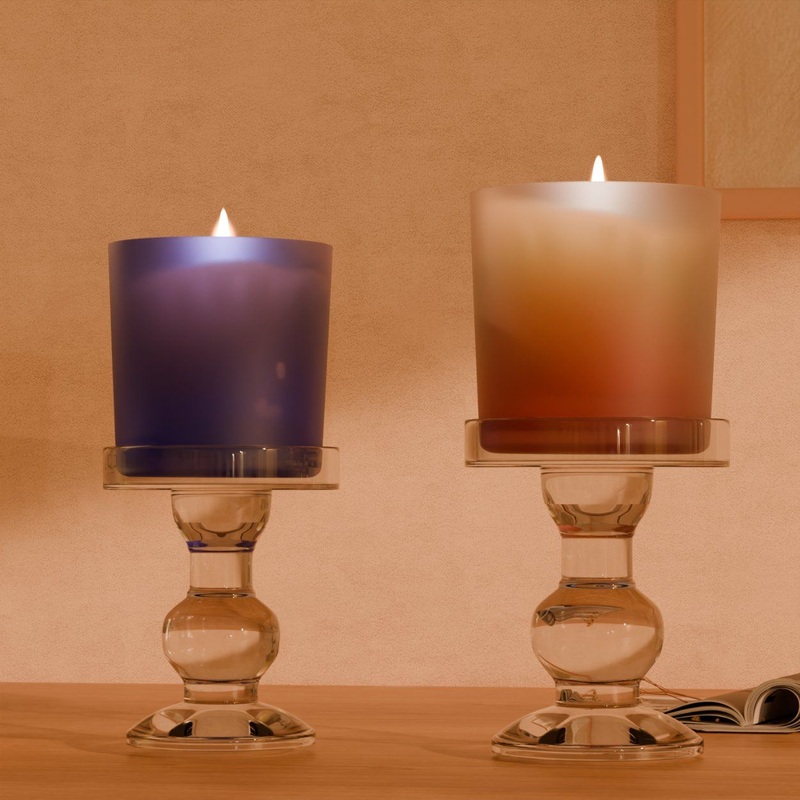 Luxury 250ml Candle Glass Cup with Customized Printing – Glass Bottle and Cosmetic Jar