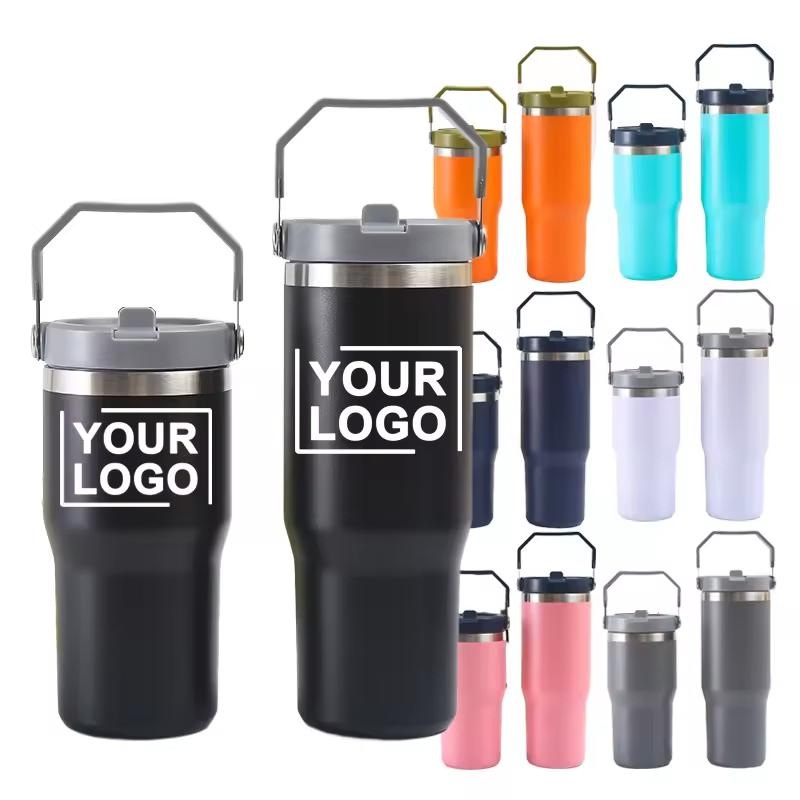 SUS304 Double Walled Food Grade 30oz Mug Vacuum Insulated Stainless Steel Tumblers Travel 20oz Coffee Mug with Handle – Vacuum Flasks and Stainless Steel Bottle price