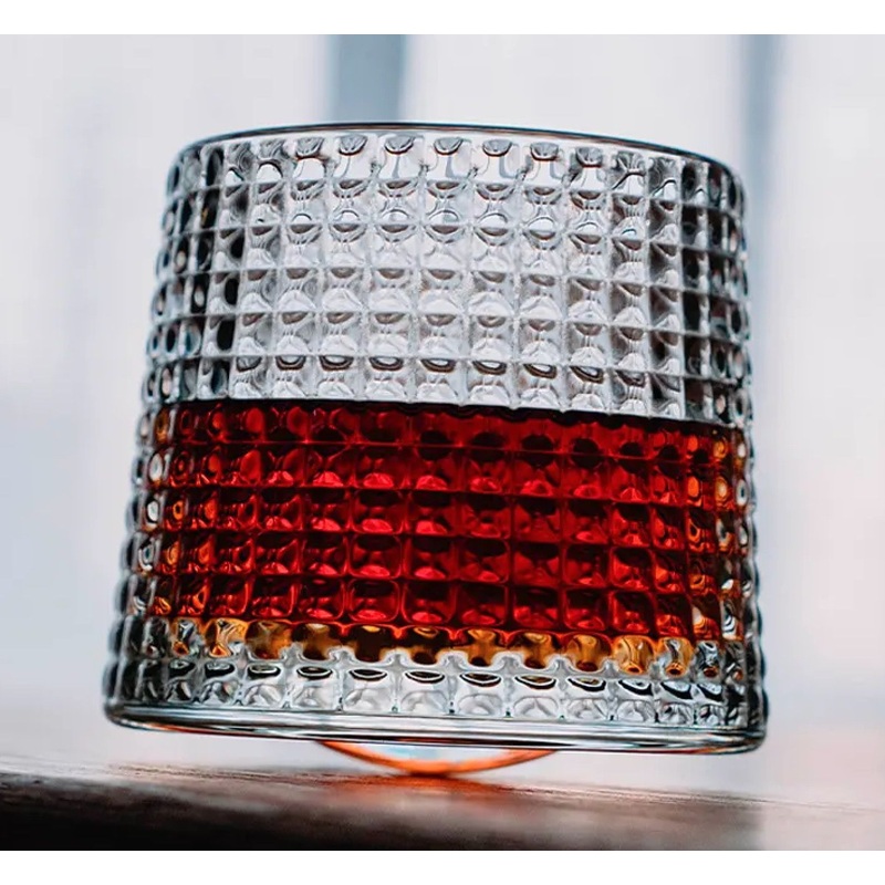 Unique Hot Selling Ribbed Crystal Rock Wine and Whiskey Glass – Glass Cup and Whiskey Glass price