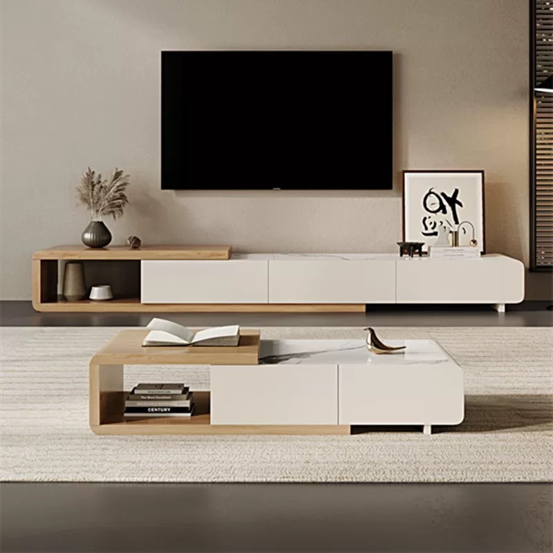 Wholesale Cheap Melamine Factory Prices Wooden Modern TV Stand and Coffee Table Set – Coffee Table and Wooden Coffee Table