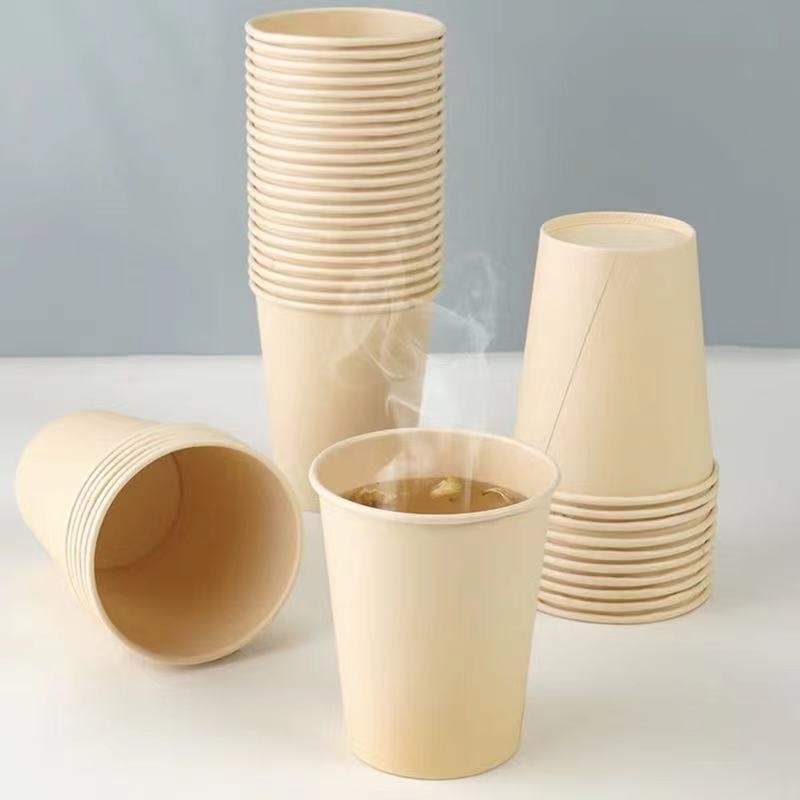 12oz Single Wall Kraft Hot Drinking Paper Cup Disposable Paper Coffee Mug – Paper Cup and Disposable Paper Cup price
